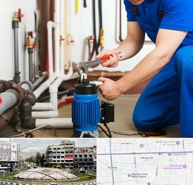 نصب پمپ آب در مرکز تهران 