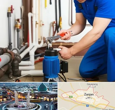نصب پمپ آب در زنجان