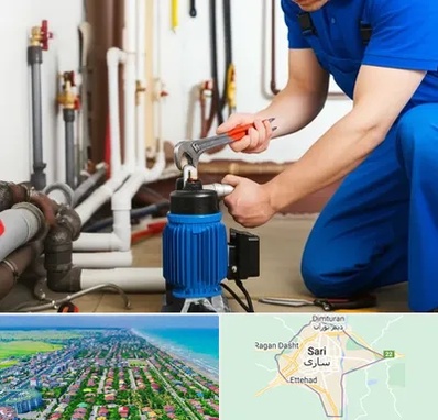 نصب پمپ آب در ساری