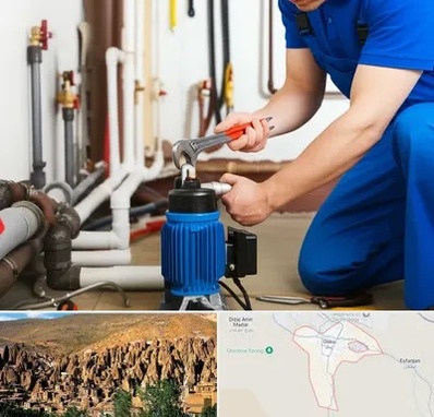 نصب پمپ آب در اسکو