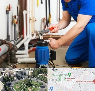 نصب پمپ آب در جهانشهر کرج 