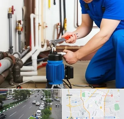 نصب پمپ آب در ستارخان 