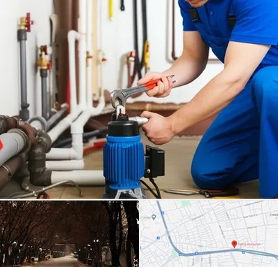 نصب پمپ آب در ابوریحان تبریز 