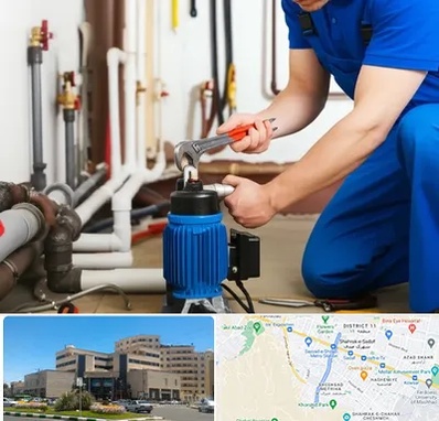 نصب پمپ آب در صیاد شیرازی مشهد 