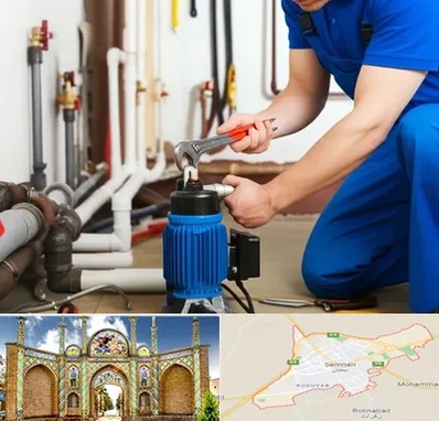 نصب پمپ آب در سمنان