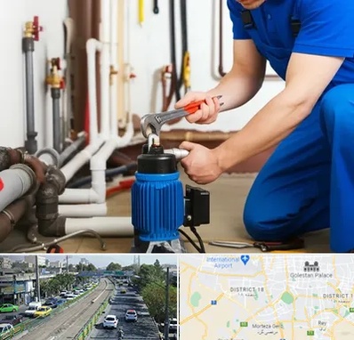 نصب پمپ آب در جنوب تهران 