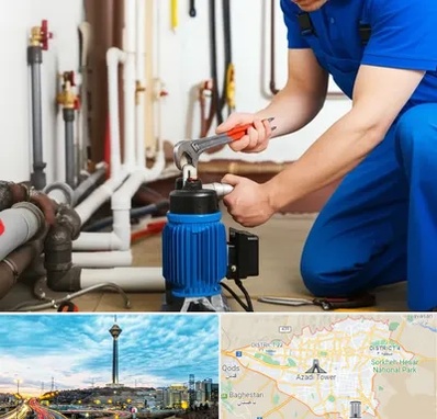 نصب پمپ آب در تهران