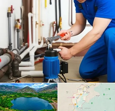 نصب پمپ آب در رودبار