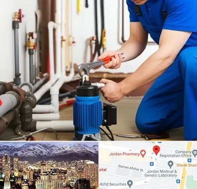 نصب پمپ آب در جردن 