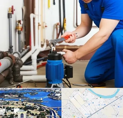 نصب پمپ آب در کوروش اهواز 