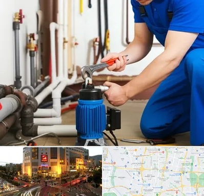 نصب پمپ آب در جنت آباد تهران 