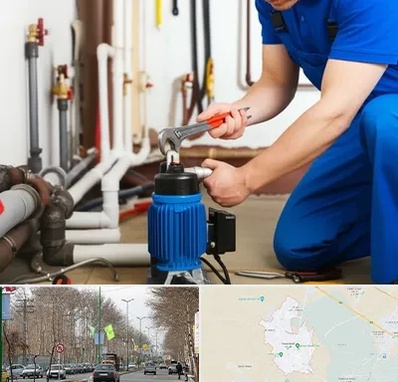 نصب پمپ آب در نظرآباد کرج 