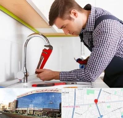 تعمیر شیرآلات در نصف راه تبریز 