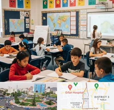 مدرسه دو زبانه در ونک 