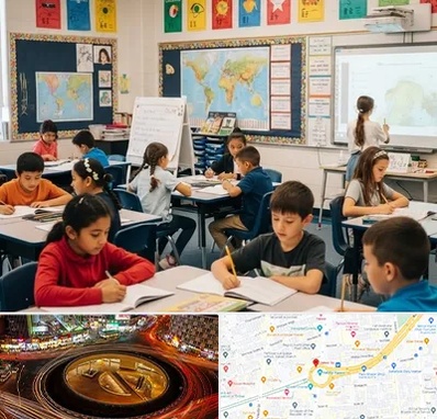 مدرسه دو زبانه در میدان ولیعصر 