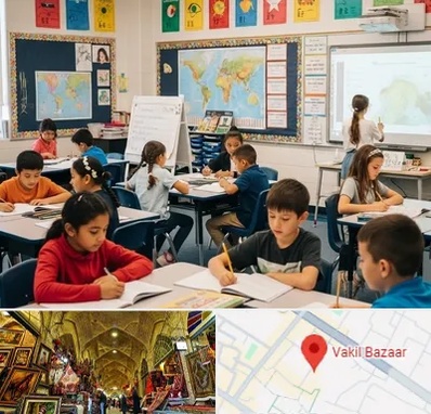 مدرسه دو زبانه در بازار وکیل شیراز