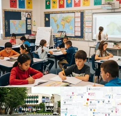 مدرسه دو زبانه در طالقانی 