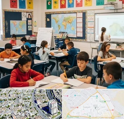 مدرسه دو زبانه در قاسم آباد مشهد 