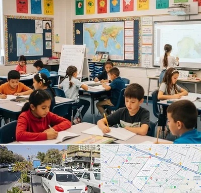 مدرسه دو زبانه در مفتح مشهد 