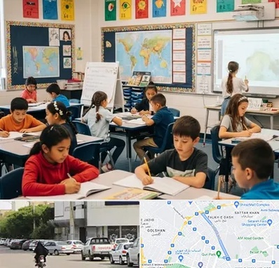 مدرسه دو زبانه در قدوسی شرقی شیراز 