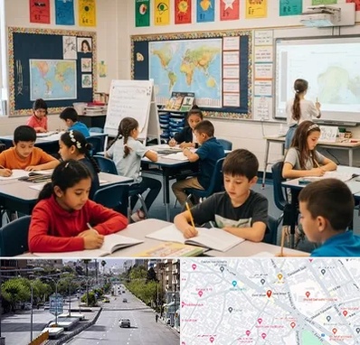 مدرسه دو زبانه در خیابان زند شیراز 