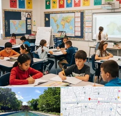 مدرسه دو زبانه در هشت بهشت اصفهان 