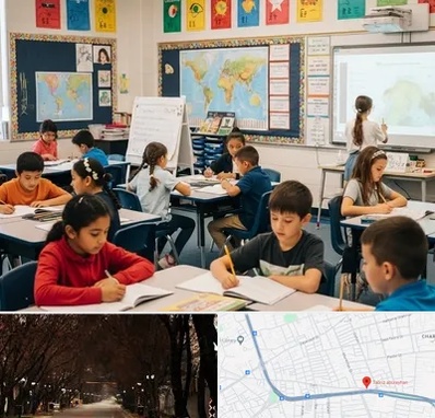 مدرسه دو زبانه در ابوریحان تبریز 