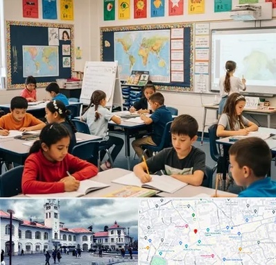 مدرسه دو زبانه در میدان شهرداری رشت 