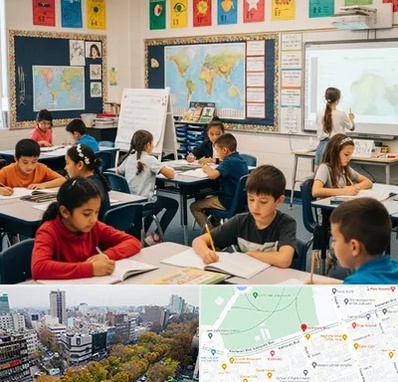 مدرسه دو زبانه در بلوار کشاورز 