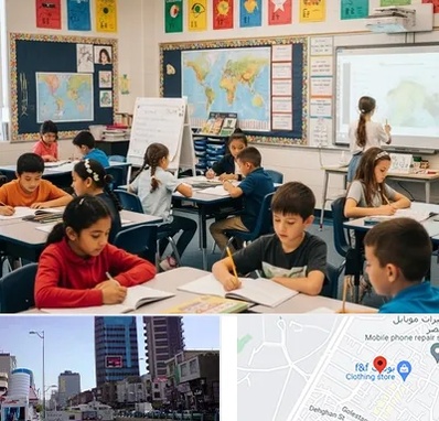 مدرسه دو زبانه در چهارراه طالقانی کرج 