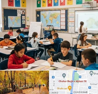 مدرسه دو زبانه در چهارباغ اصفهان 