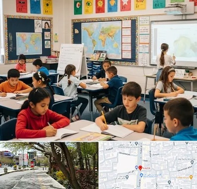 مدرسه دو زبانه در خیابان توحید اصفهان 