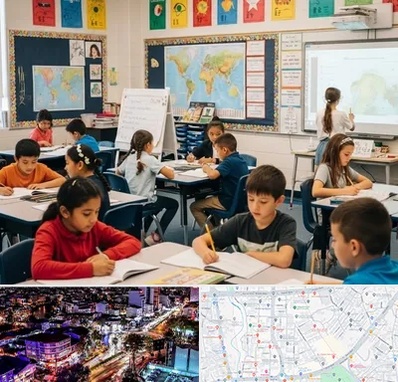 مدرسه دو زبانه در منظریه رشت 