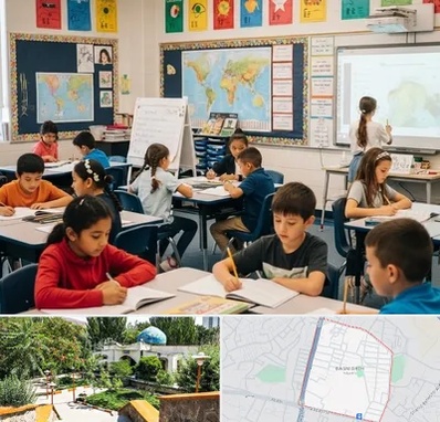 مدرسه دو زبانه در باغمیشه تبریز 