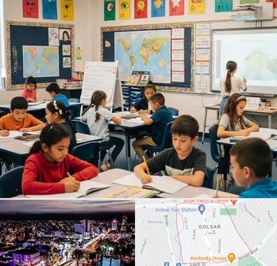 مدرسه دو زبانه در گلسار رشت 