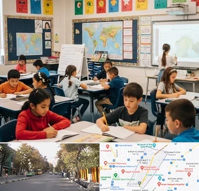 مدرسه دو زبانه در شریعتی 