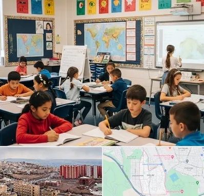 مدرسه دو زبانه در سهند تبریز 