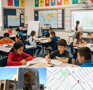 مدرسه دو زبانه در مصلی مشهد 