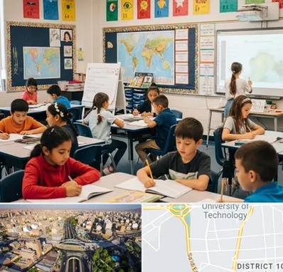 مدرسه دو زبانه در استاد معین 