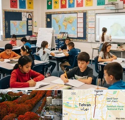 مدرسه دو زبانه در ولیعصر 