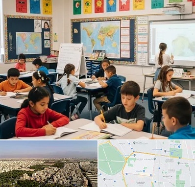 مدرسه دو زبانه در نازی آباد 