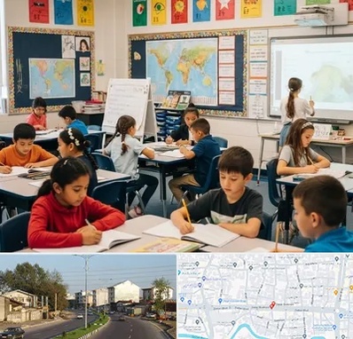 مدرسه دو زبانه در ضیابری رشت 