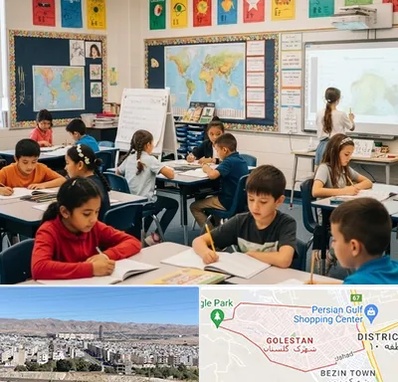 مدرسه دو زبانه در شهرک گلستان شیراز 