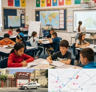 مدرسه دو زبانه در باجک قم 