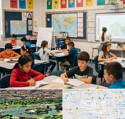 مدرسه دو زبانه در منطقه 9 تهران 