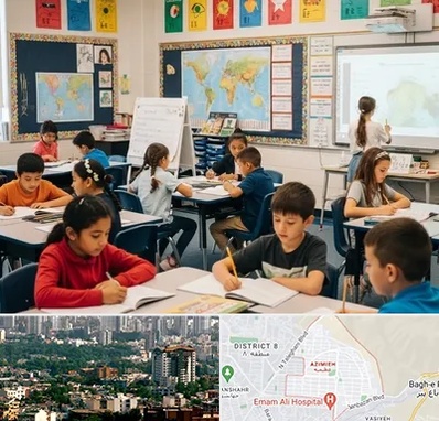 مدرسه دو زبانه در عظیمیه کرج 