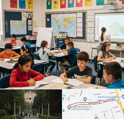 مدرسه دو زبانه در بلوار معلم رشت 