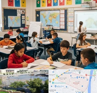 مدرسه دو زبانه در گلستان اهواز 