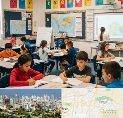 مدرسه دو زبانه در شرق تهران 