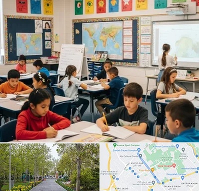 مدرسه دو زبانه در قدوسی غربی شیراز 